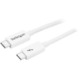 StarTech.com TBLT3MM1MW StarTech.com Thunderbolt 3 Cable - 20Gbps - 1m - White