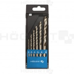 Wiertła do metalu zestaw 6 szt. HT6D186