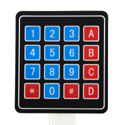 Klawiatura membranowa numeryczna 16 przycisków 4x4