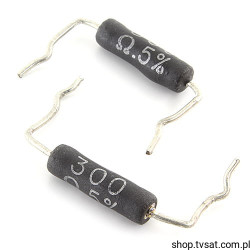 RS02B300R0.5%E12 300R 0.5% 20ppm 3W AXIAL DALE