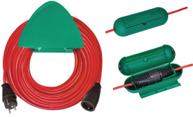 Przedłużacz bębnowy 40m 1 gniazda Szpula przedłużacza typ Typ E - gniazdo francuskie Typ E – francuski 230 V