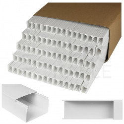 Listwa elektroinstalacyjna kanał kablowy BKK 25x16mm korytko z pokrywą KARTON=154m (77szt) NEKU