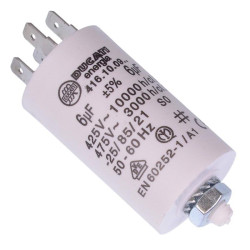 6uF Motor Run Capacitor Metallised Polypropylene 450V