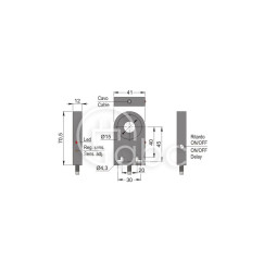 Czujnik indukcyjny z otworem SIA15-CE NPN NO+NC R, SIA000119
