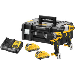 DEWALT DCK2110L2 XR Brushless Sub-Compact Twin Pack 12V 2 x 3.0Ah Li-ion