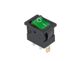 Przełącznik klawiszowy podświetlany 2 pozycje 3 pin wąski 12V 15A...