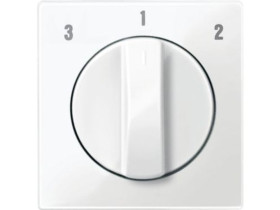 MERTEN Płytka czołowa System M wyłącznika wentylatora obrotowy biały polarny MTN567319 SCHNEIDER ELECTRIC