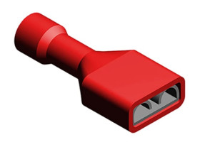 Konektor płaski Żeński 6.35 x 0.81mm 22 AWG Izolacja: Izolowane