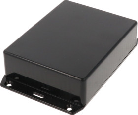 ABS enclosure, (L x W x H) 120 x 94 x 34 mm, black (RAL 9005), IP54, 1591GSFLBK