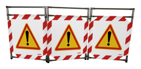 Bariera ochronna Bariera składana Red, White