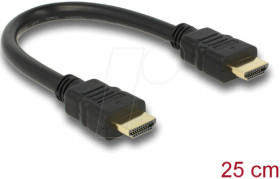 83352 HDMI High Speed with Ethernet cable, 4K 30 Hz, 0.25 m