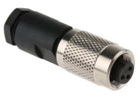 Złącze okrągłe 3-pinowe M9 Kabel Gniazdo binder Żeńskie IP67 712