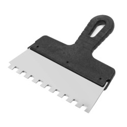 Szpachla ze stali nierdzewnej do kleju z zębami 200 mm, ząb 10 x 10 mm (111-089)