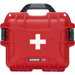 NANUK 908-FSA9 First Aid Case Empty 241x190x190 Red Waterproof Robust