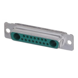 Złącze D-Sub 15-pinowe Żeński Proste Montaż lutowniczy