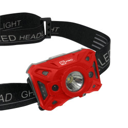 Latarka nagłowna RS PRO 300 lm 3 x AAA IPX4 ABS, PC