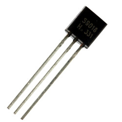 S9018 50mA/30V NPN Transistor - TO-92 - 10 pcs