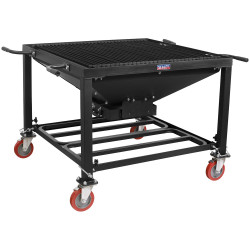 Sealey PCT2 Adjustable Height Plasma Cutting Table/Workbench with Castor Wheels
