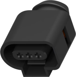 Socket, unequipped, 3 pole, straight, 1 row, black, 1813271-1