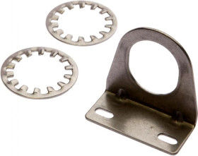 AY000101, akcesoria czujnik, kątownik montażowy, 58x28x58mm, podkładka zębata do czujnika, wspornik