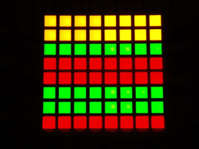 Adafruit Small 1.2" 8x8 Bi-Color (Red/Green) Square LED Matrix