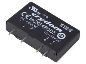 Przekaźnik półprzewodnikowy Uster: 15...32VAC 5A 48...660VAC THT MCXE480D5