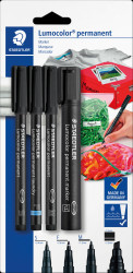 60 BK-6 Marker set, 4 markers, black