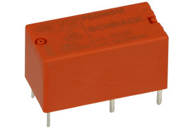 Przekaźnik; elektromagnetyczny miniaturowy; 1393219-6; 12V; DC; 1 styk przełączny; 5A; 250V AC; 8A; 30V DC; do druku (PCB); do g