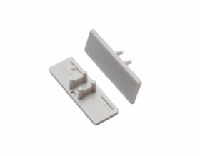 Zaślepki do profilu BACK10 szare - 2 szt.