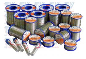 Cyna z topnikiem 0,38mm/100g Sn60Pb40 CYNEL 0,38mm