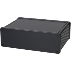 Hammond 1455T1202BK Extruded Enclosure 120X165X52 Black Anodise