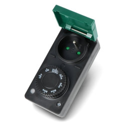 Programator czasowy analogowy z czujnikiem zmierzchu 230V 3600W - DPM DT15