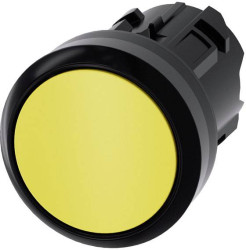 Siemens 3SU10000AB300AA0 3SU1000-0AB30-0AA0 Przycisk pierścień przedni z tworzywa sztucznego, okrągły przycisk czarny, ż