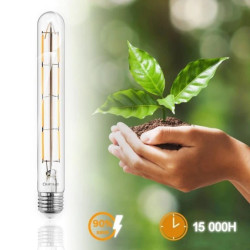 Żarówka LED E27 T30 8W = 65W 880lm 3000K Ciepła 360 Filament LUMILED
