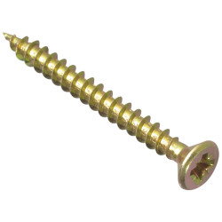ForgeFix MPS440Y Multi-Purpose Pozi Screw CSK ST ZYP 4.0 x 40mm Box 200