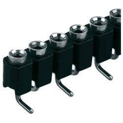 Fischer MK 220 SMD 40 Precision Female Header 2x20 Vertical 2.54mm 0.5mm Au