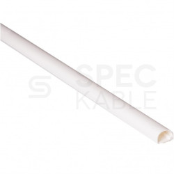 Listwa elektroinstalacyjna półokrągła kanał kablowy LPO 18x12mm korytko z pokrywą i taśmą montażową 2-stronną