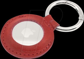 FIXWAT-C2-RD Keyring cover for AirTag, red