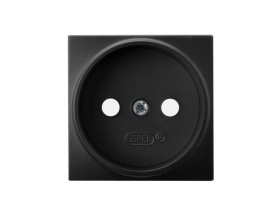 ARIA Pokrywa gniazda pojedynczego czarny metalik PGP-1U/33 OSPEL