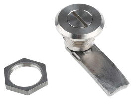 Zamek z głowicą płaską wycięcie panelu: 20.2 x 22.2mm Stal nierdzewna