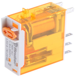 Przekaźnik mocy 110V ac DPDT Finder 1.2W, Wciskane 6900Ω Szybkie łączenie