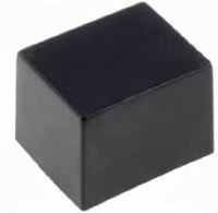 Z-82 Obudowa z tworzywa Z82 wymiary: 21.7x21.7x16.6mm - pełna - czarna - ABS