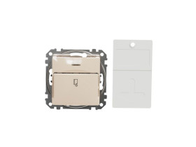SEDNA DESIGN & ELEMENTS Wyłącznik hotelowy mechaniczny beżowy SDD112121 SCHNEIDER ELECTRIC