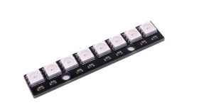 Linijka 8 LED RGB - WS2812