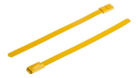 Opaska Kablowa 100Mm 4.6 Mm Stal Nierdzewna Z Powłoką Poliestrową 100 Sztuk...