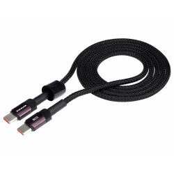 Kabel USB-C Wtyk-Wtyk WAYME 1m 100W Oplot, HQ