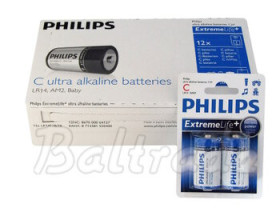 bateria alkaliczna Philips ExtremeLife LR14/C - 24 sztuki