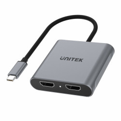 Adapter USB-C na 2xHDMI 4K MST UHD 60Hz