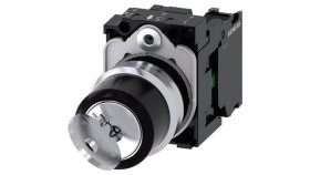 Sirius Act, Przełącznik Z Kluczem Ronis, 22Mm, Okrągły, Metal, Błyszczący, Nr...