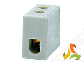 Złączka gwintowa porcelanowa ZPA 1-2.5 biała 2,5mm2 1 tor 44231516 SIMET